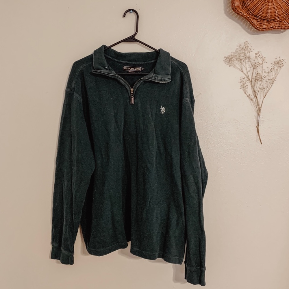 thrifted polo jacket